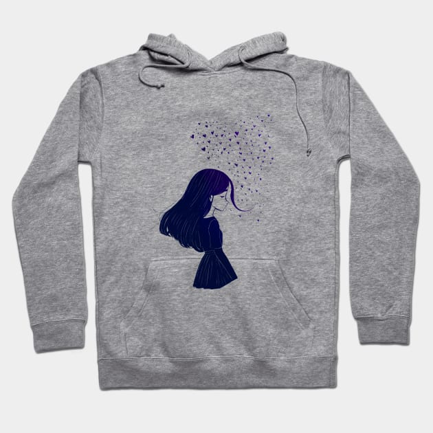 Love Is In The Air Hoodie by CreativeSage